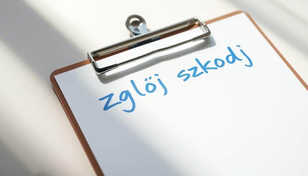 Zgłoś szkodę Zgłoś szkodę