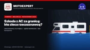Powódź w Oliva (Hiszpania) – rzeczoznawcy MOTOEXPERT na kempingu, zalany kamper